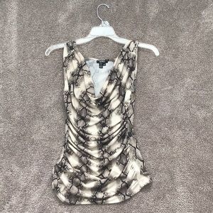 XOXO snakeskin top